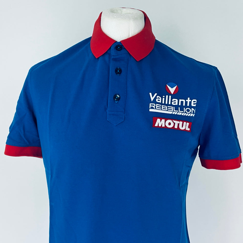 Vaillante Rebellion Racing Team LMP1 Team Issue Polo Shirt-Tri Colour