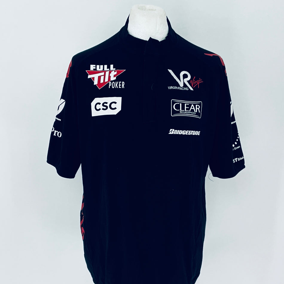 Timo Glock 2010 Personal Used Virgin Racing F1 Team T-Shirt