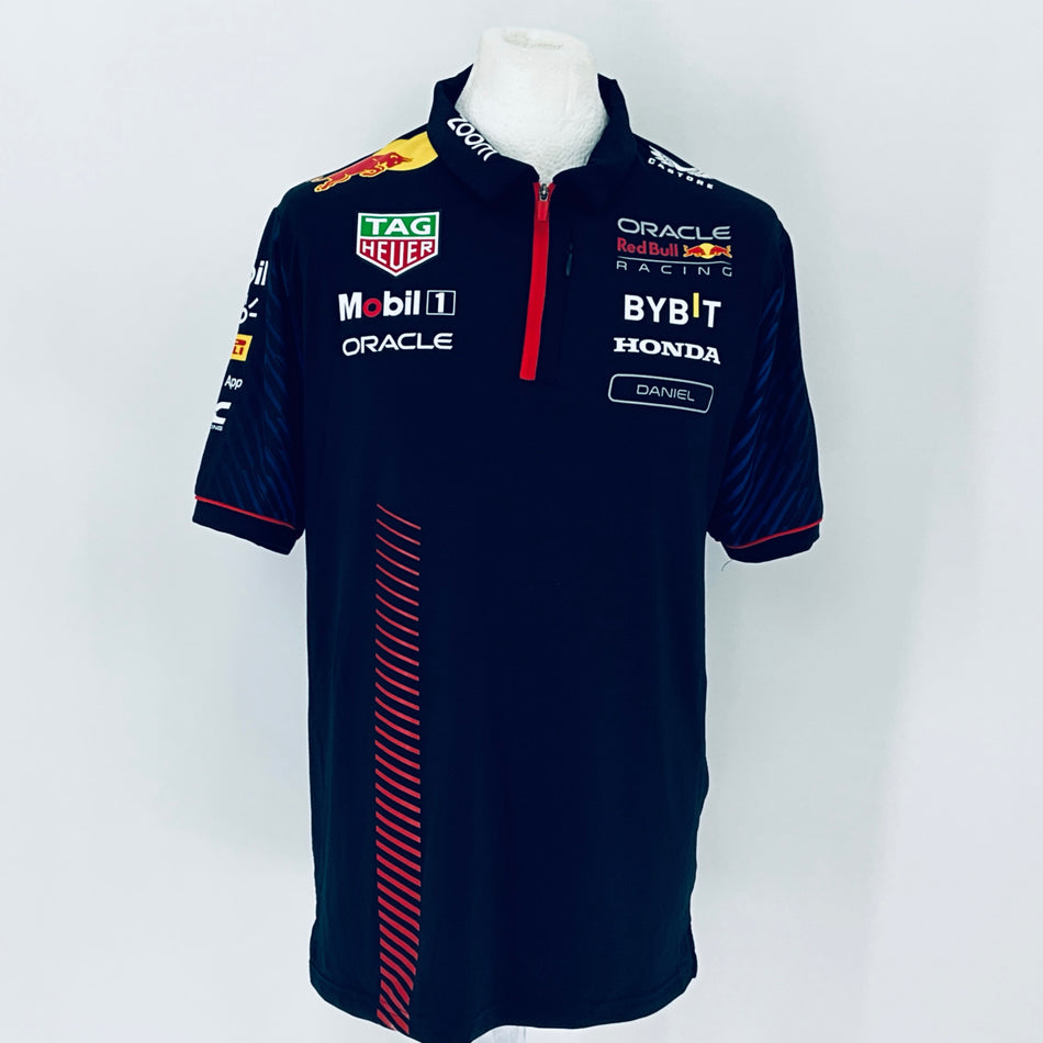 Oracle Red Bull Racing F1 Tram Castore 2023 Team Issue Race Day Shirt-Team Issue
