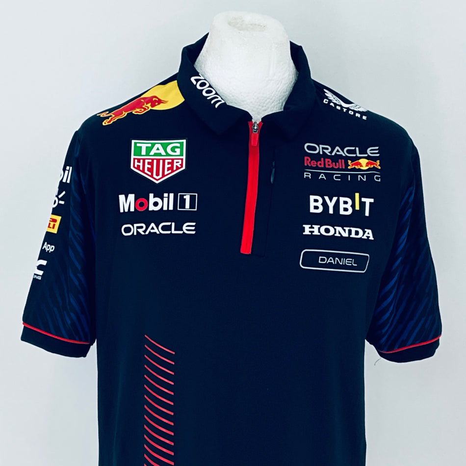 Oracle Red Bull Racing F1 Tram Castore 2023 Team Issue Race Day Shirt-Team Issue