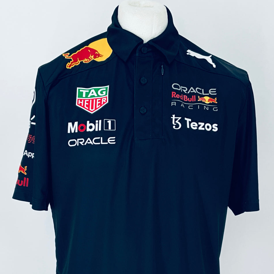 Oracle Red Bull Racing F1 Tram Puma 2022 Team Issue Race Day Shirt-Team Issue