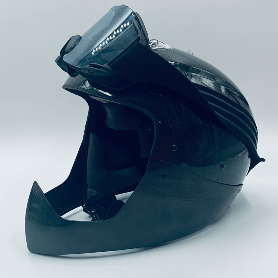 Genuine Shuberth Carbon Fibre Force India F1 Team Race Used Pit Crew Pit Shop Helmet