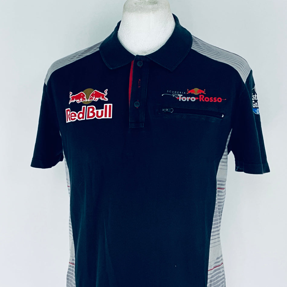 Scuderia Toro Rosso Red Bull Racing F1 Team Issued Race Day Polo Shirt-Ex Mechanic