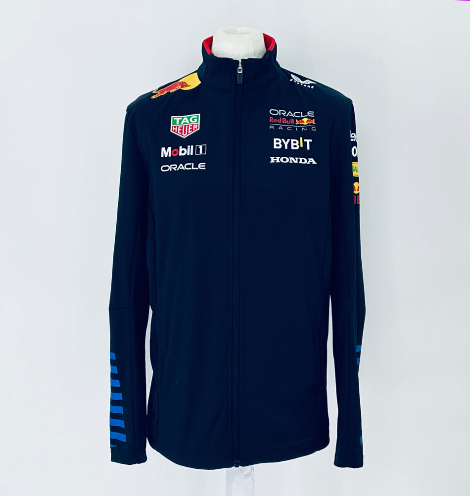 Oracle Red Bull Racing F1 Tram Castore 2024 Team Issue Race Day Softshell Jacket-Team Issue