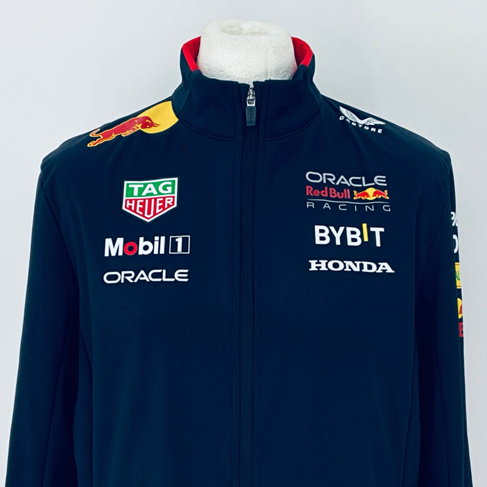 Oracle Red Bull Racing F1 Tram Castore 2024 Team Issue Race Day Softshell Jacket-Team Issue