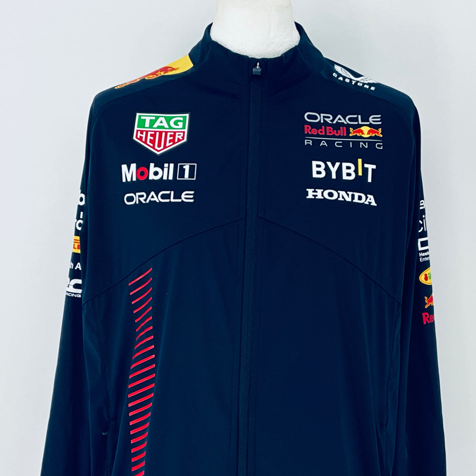 Oracle Red Bull Racing F1 Tram Castore 2023 Team Issue Race Day Softshell Jacket-Team Issue