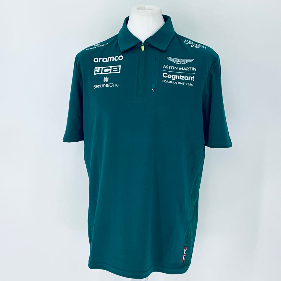 Aston Martin Racing Aramco F1 Team 2023 Team Issue Polo Shirt- Team Issue