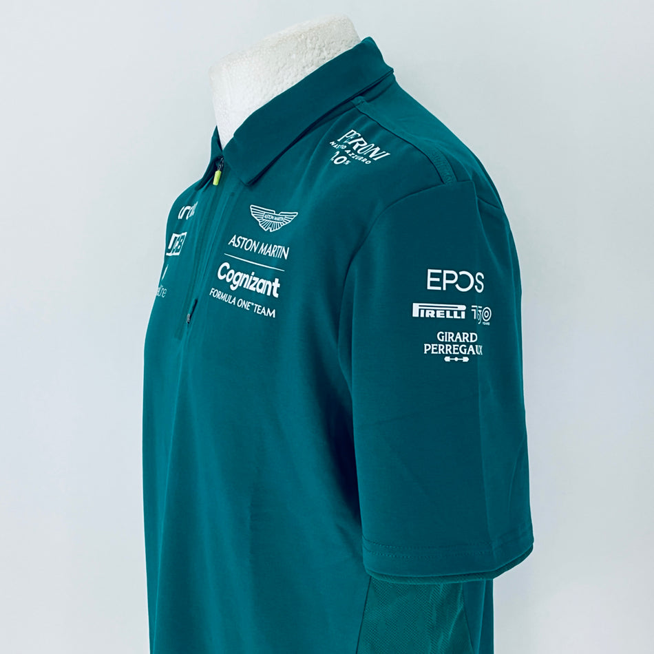 Aston Martin Racing Aramco F1 Team 2023 Team Issue Polo Shirt- Team Issue