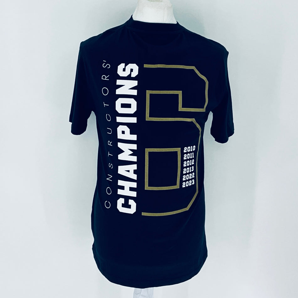 Oracle Red Bull Racing F1 Team-Max Verstappen 6 Times Constructors Champions Celebration T-Shirt - Team Issue