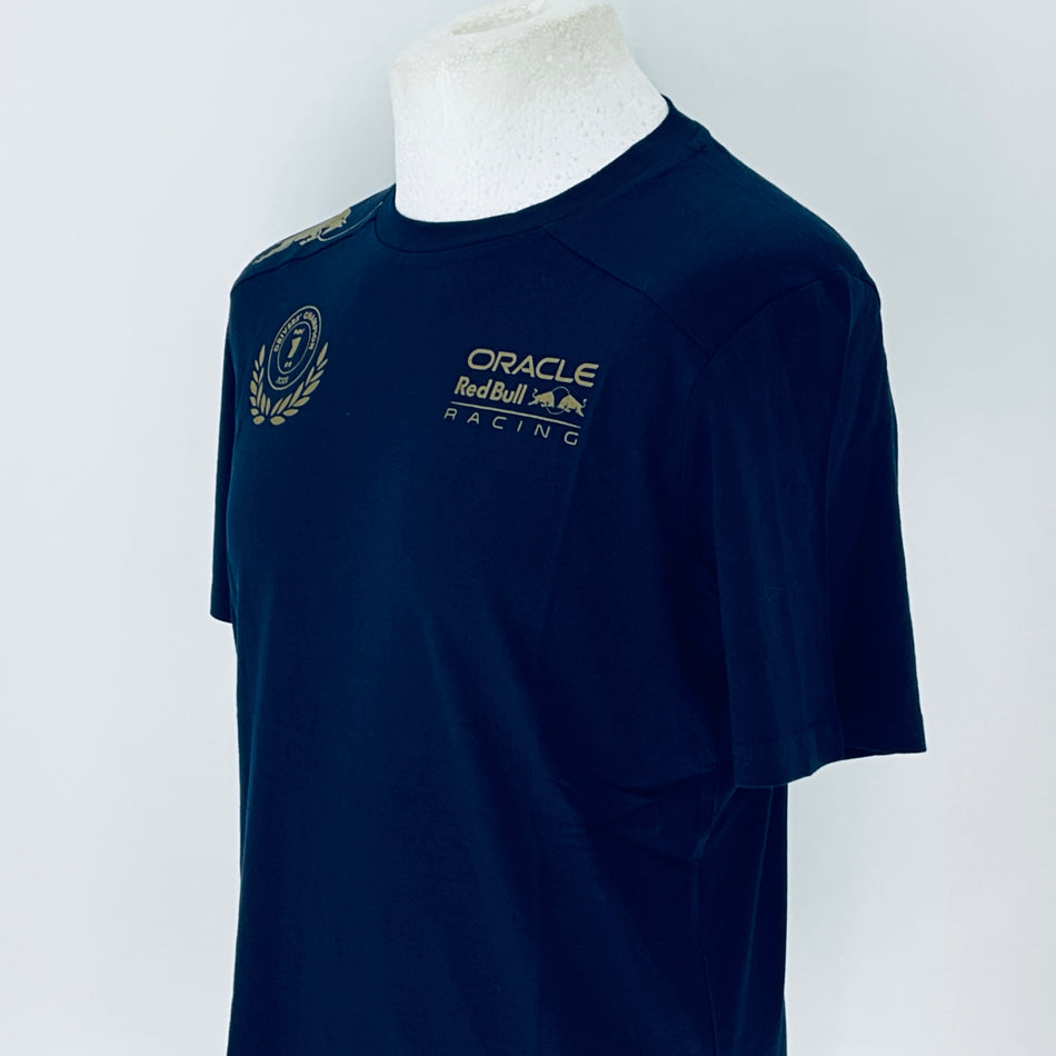 Oracle Red Bull Racing F1 Team-Max Verstappen Double World Champion Celebration T-Shirt - Team Issue