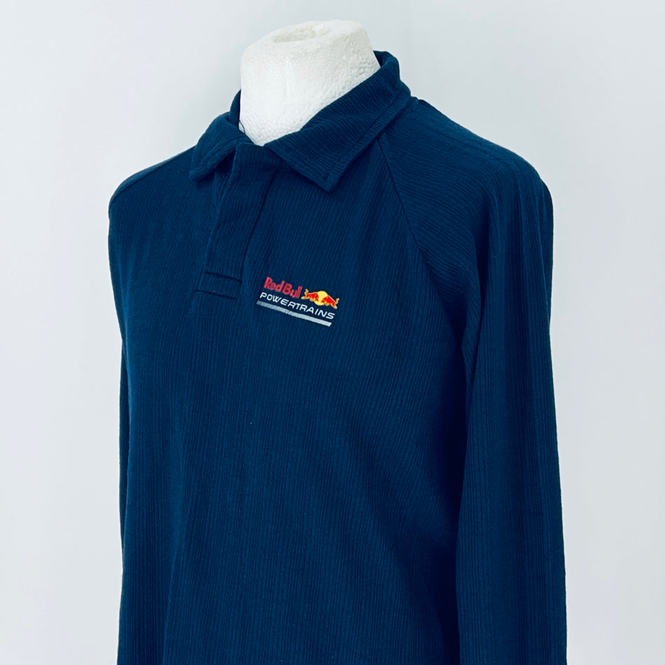 Oracle Red Bull Racing F1 Tram Power Train -Long Sleeve Polo Shirt-Team Issue