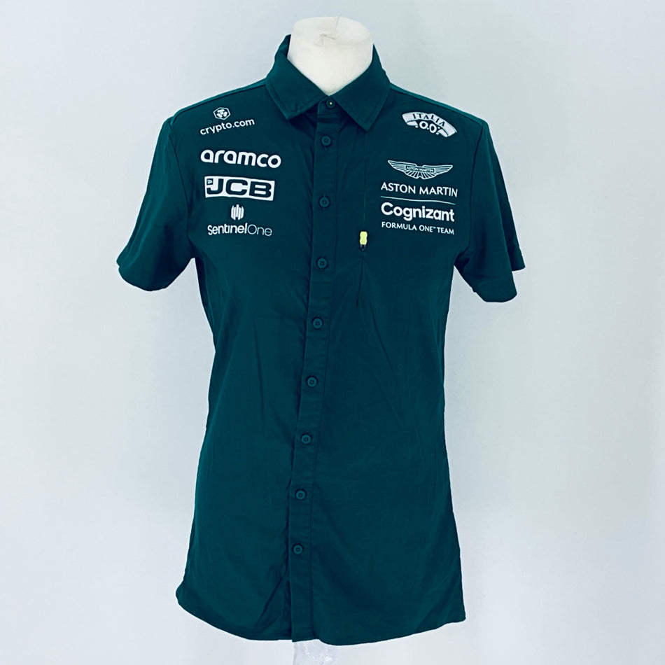 Aston Martin Racing Aramco F1 Team 2024 Team Issue Green Race Day Shirt- Team Issue -Women;s