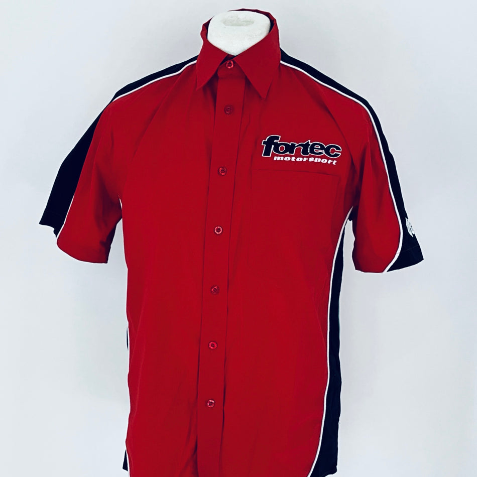 Fortec Motorsport F3-F4-Formula Renault Racing Team Issue Managers Shirt-Red