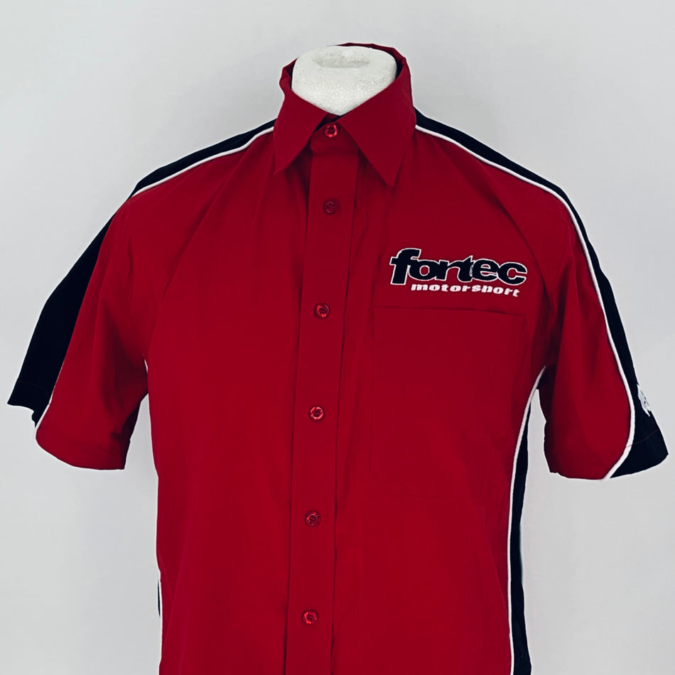 Fortec Motorsport F3-F4-Formula Renault Racing Team Issue Managers Shirt-Red