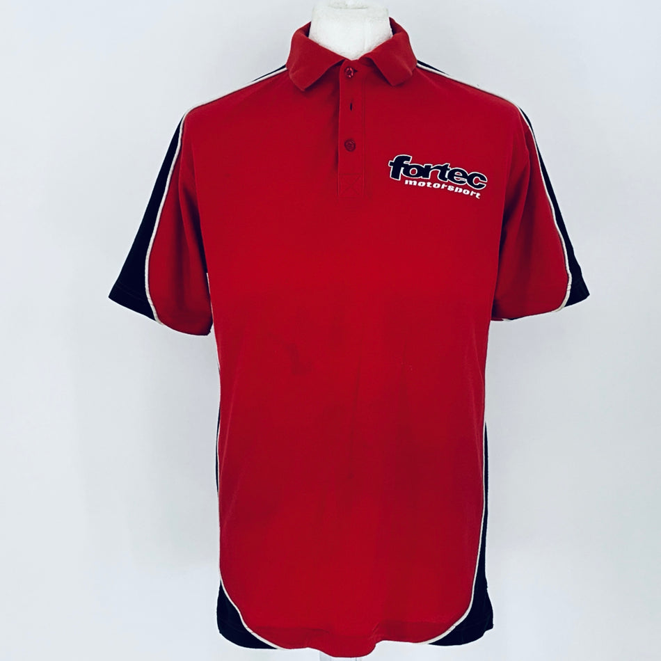 Fortec Motorsport F3-F4-Formula Renault Racing Team IssuePolo Shirt-Red
