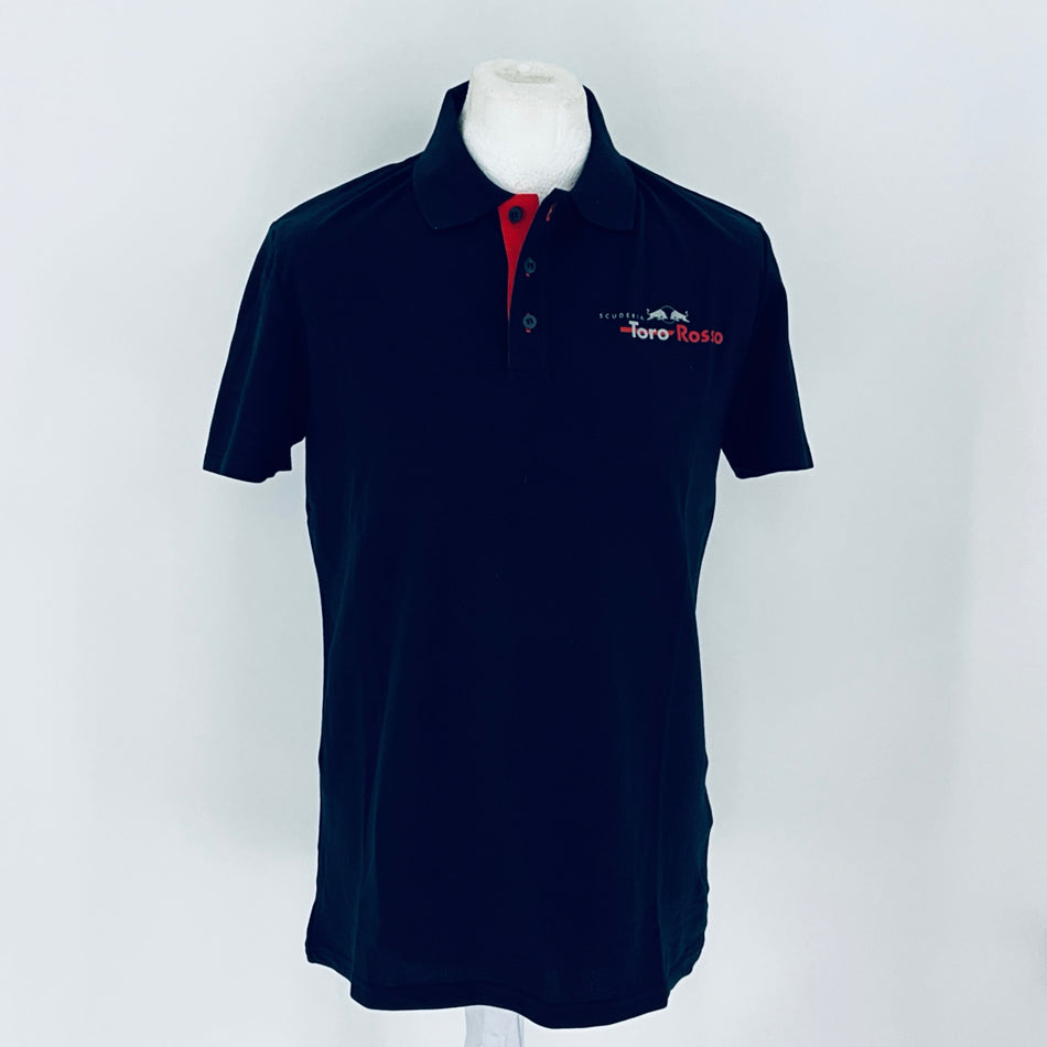 Scuderia Toro Rosso Red Bull Racing F1 Team Issued Polo Shirt-Navy