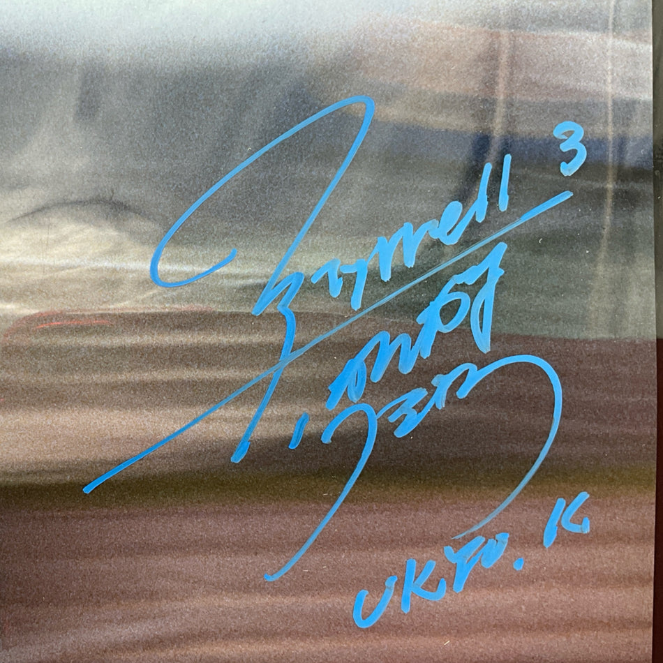 1993 Tyrrell Yamaha F1 Team Ukyo Katayama Hand Signed Photograph