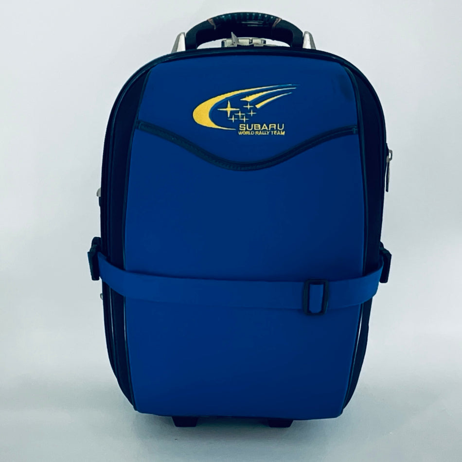 555 Subaru WRC World Rally Championship Team Issue Flight Cabin Luggage Bag