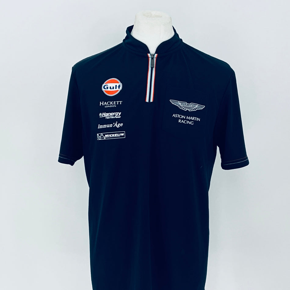 Aston Martin Racing Gulf le Mans Team Hackett Team Issue Race Dau Polo Shirt