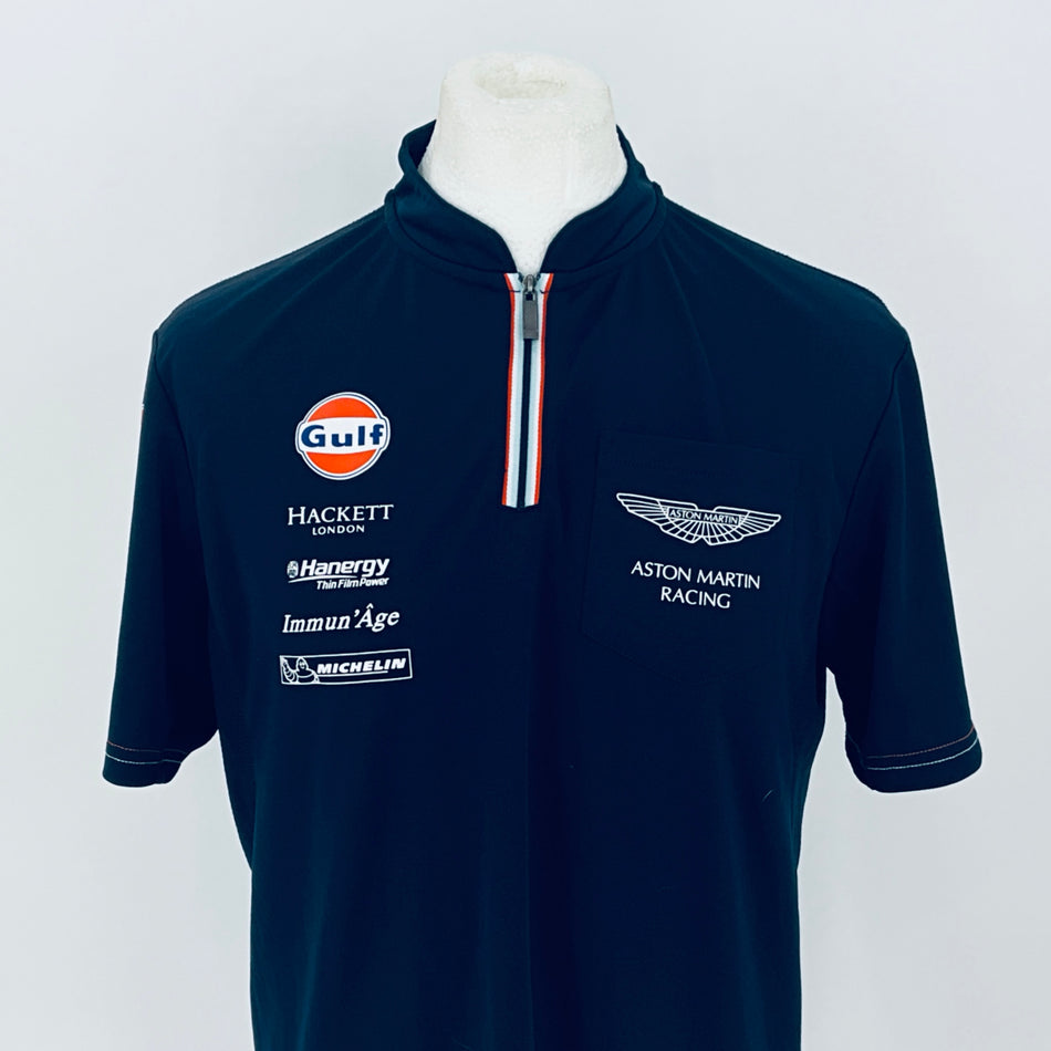 Aston Martin Racing Gulf le Mans Team Hackett Team Issue Race Dau Polo Shirt