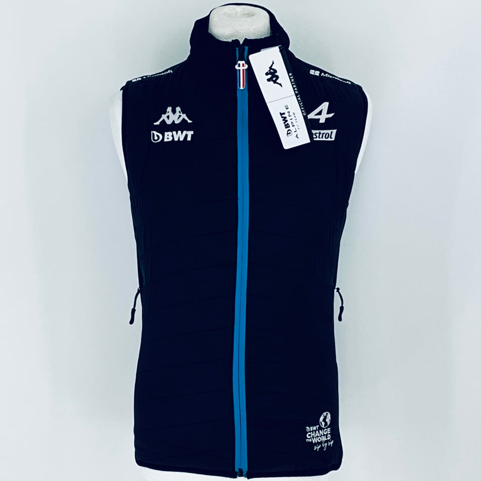 2021 Alpine F1 Team Kappa Pit Crew Team Issue Race Day Gilet-Brand New
