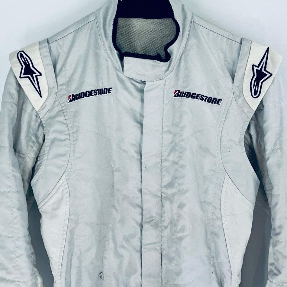 2008 Adrian Sutil Test Used Force India F1 Team Alpinestars Race Suit Official F1 Testing Barcelona - Pit-Lane Motorsport