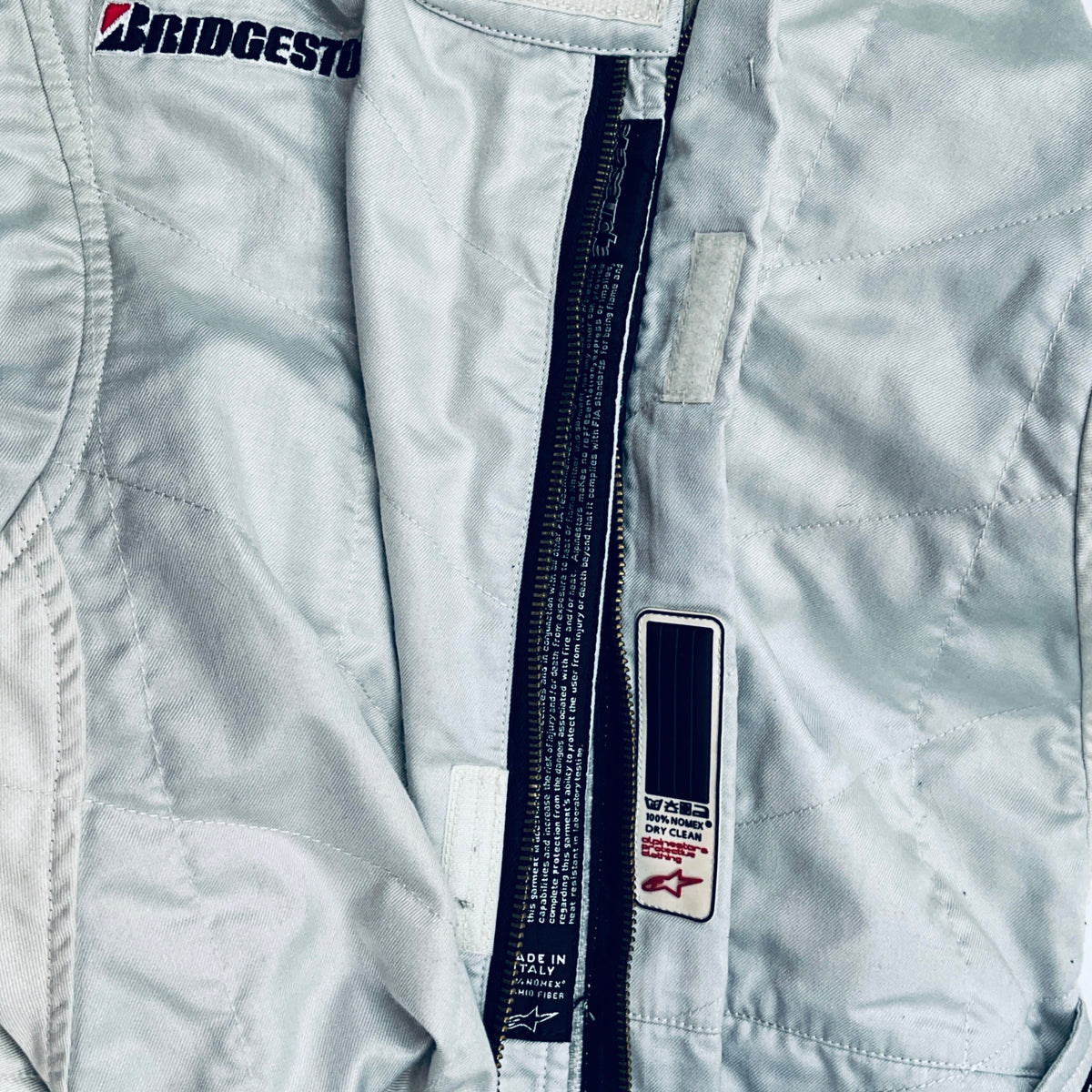 2008 Adrian Sutil Test Used Force India F1 Team Alpinestars Race Suit Official F1 Testing Barcelona - Pit-Lane Motorsport