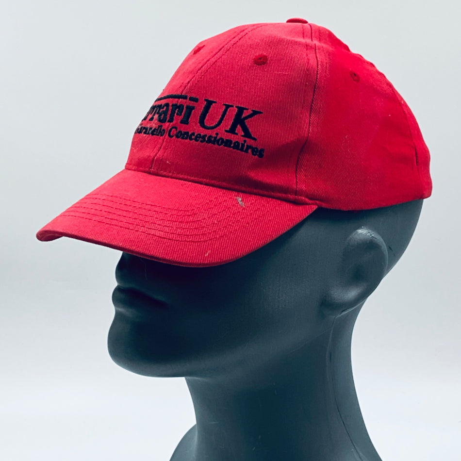 Official Ferrari UK Team Maranello Cap British GT Cap-Red