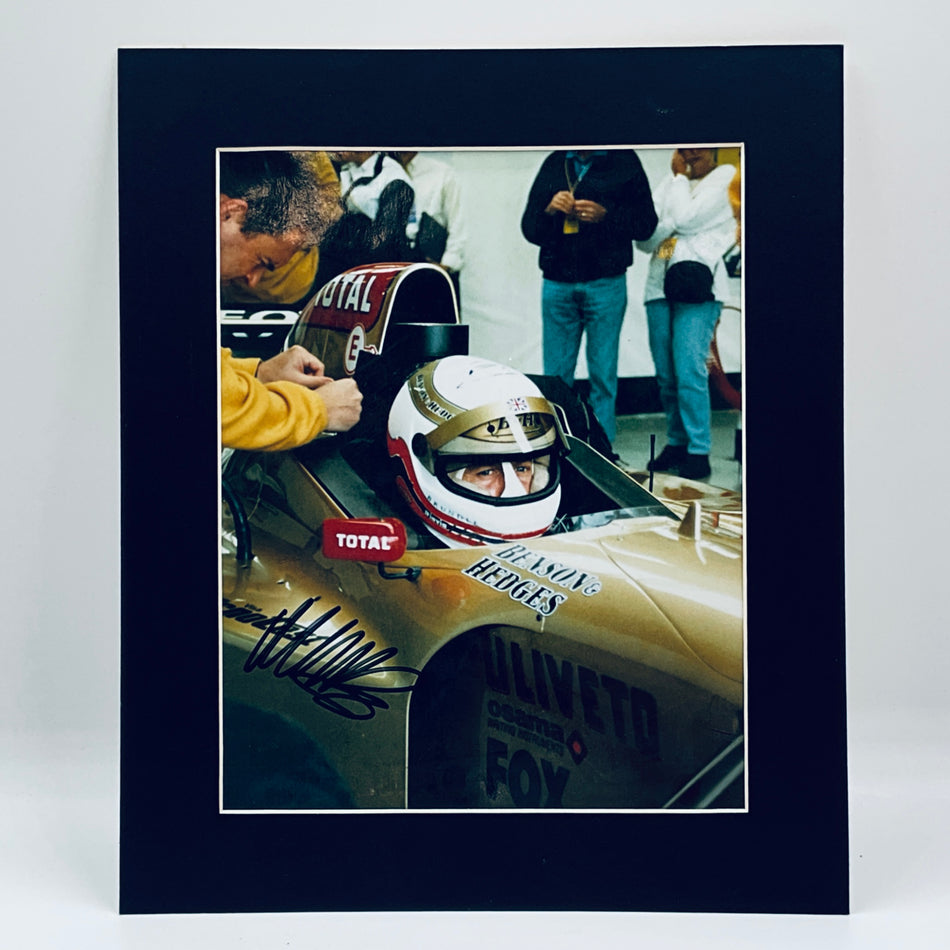 Martin Brundle Jordan Grand Prix Formula One Team Hand Signed Photograph