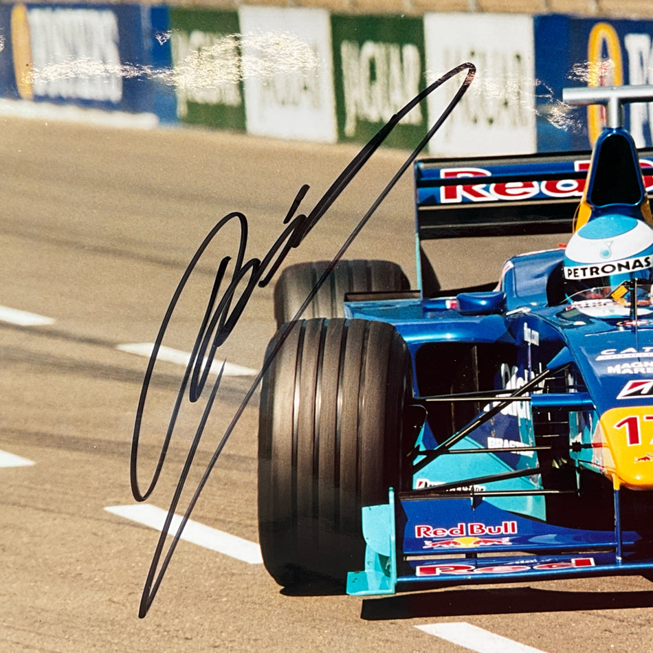 Mika Salo Red Bull Sauber Formula One Team Hand Signed Photograph