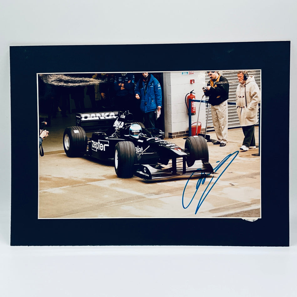 Mika Salo Danka Arrows Formula One Team Hand Signed Photograph