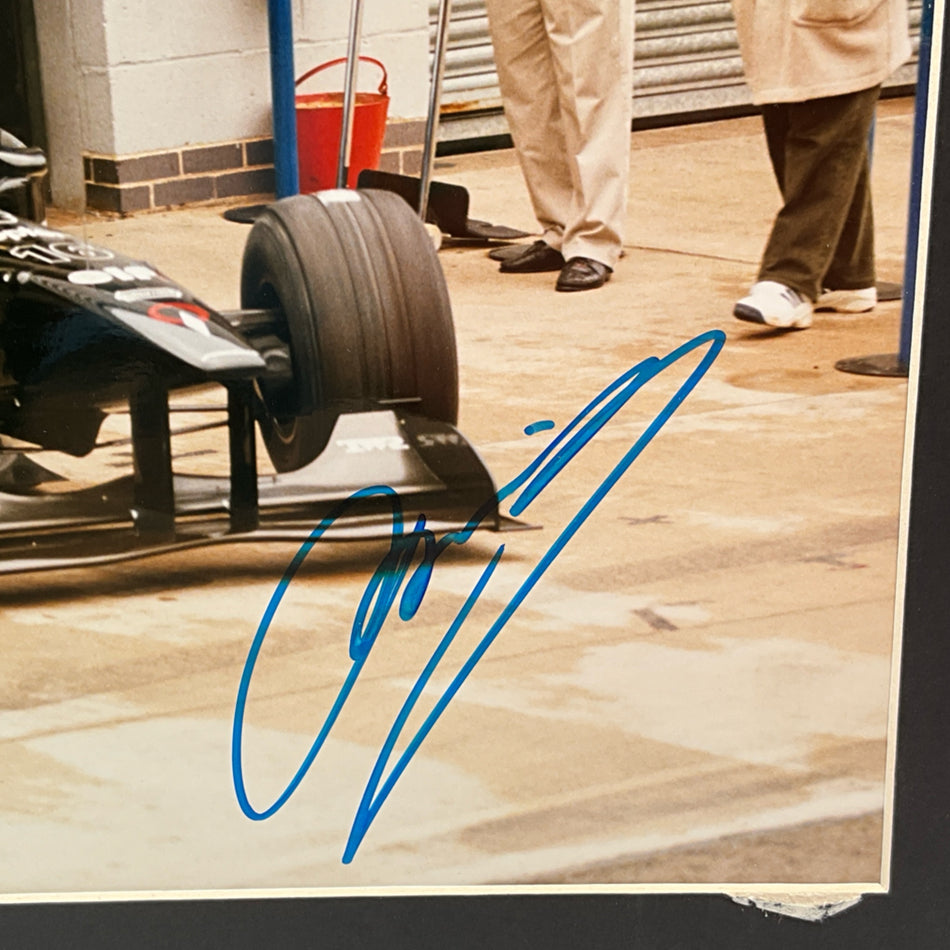 Mika Salo Danka Arrows Formula One Team Hand Signed Photograph