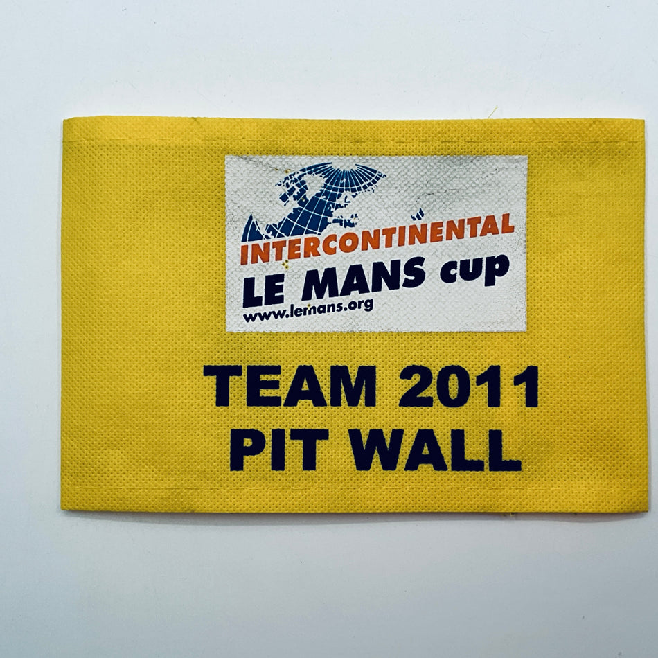 ACO 2010 Le Mans Series Team Officials Pit Stop Armband-Yellow