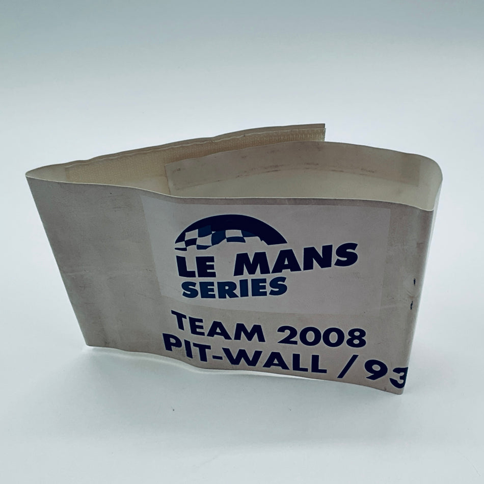 ACO 2008 Le Mans Series Team Officials Pit Wall Armband-White