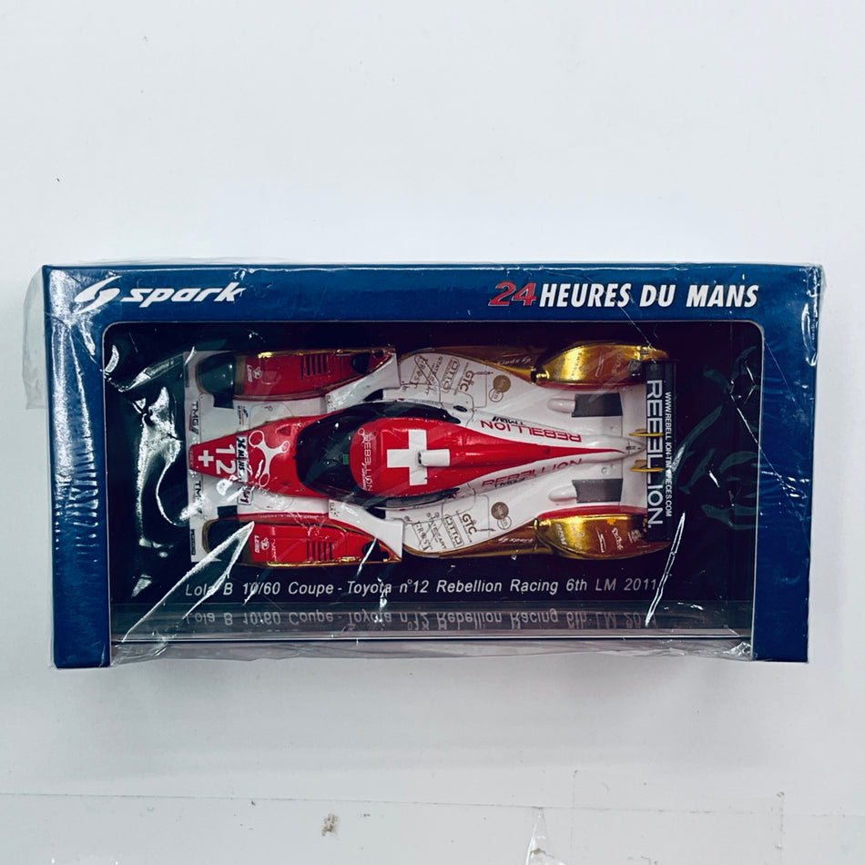 Rebellion Racing Spark Model 1:43 Lola B10/60 LMP1 Car #12 24 Hours Of Le Mans 2011