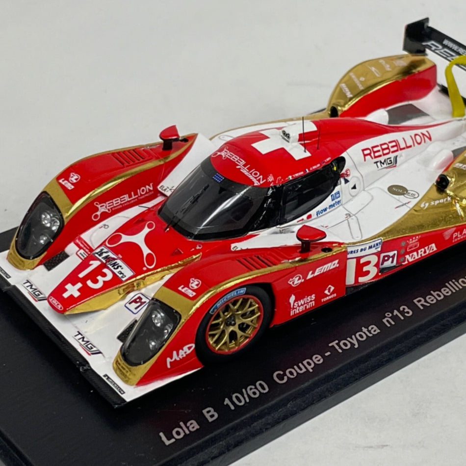 Rebellion Racing Spark Model 1:43 Lola B10/60 LMP1 Car #13 24 Hours Of Le Mans 2011