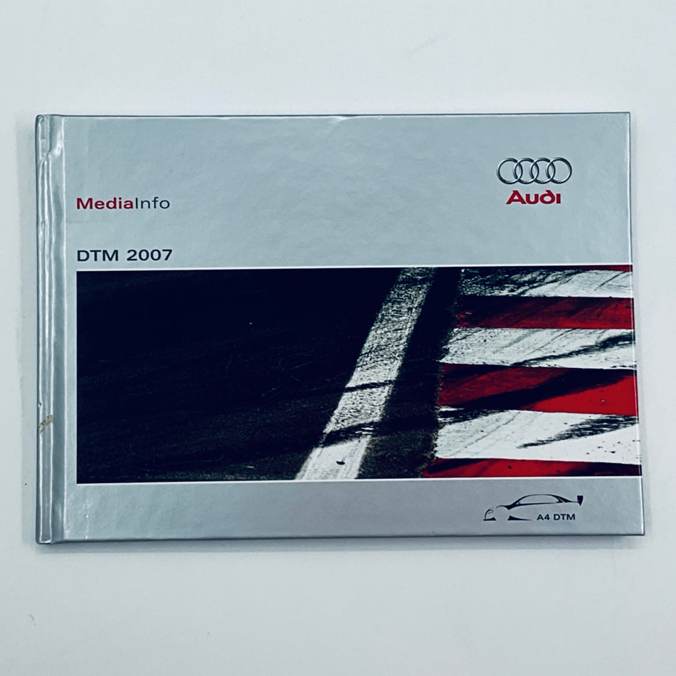 Audi Sport Media Information Hardback Book DTM 2007