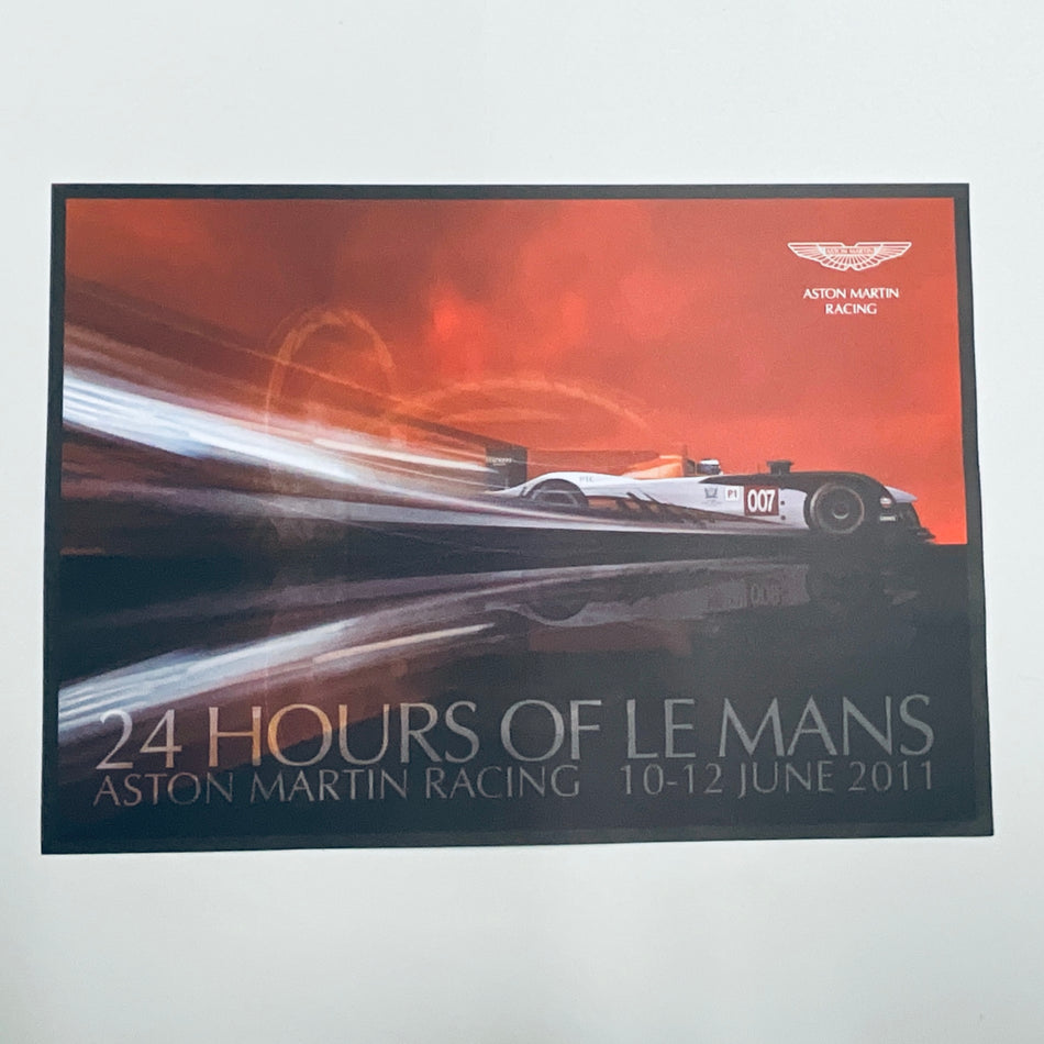 Aston Martin Racing A2 Poster 24 Hours Of Le Mans  Gulf AMR-ONE 2011