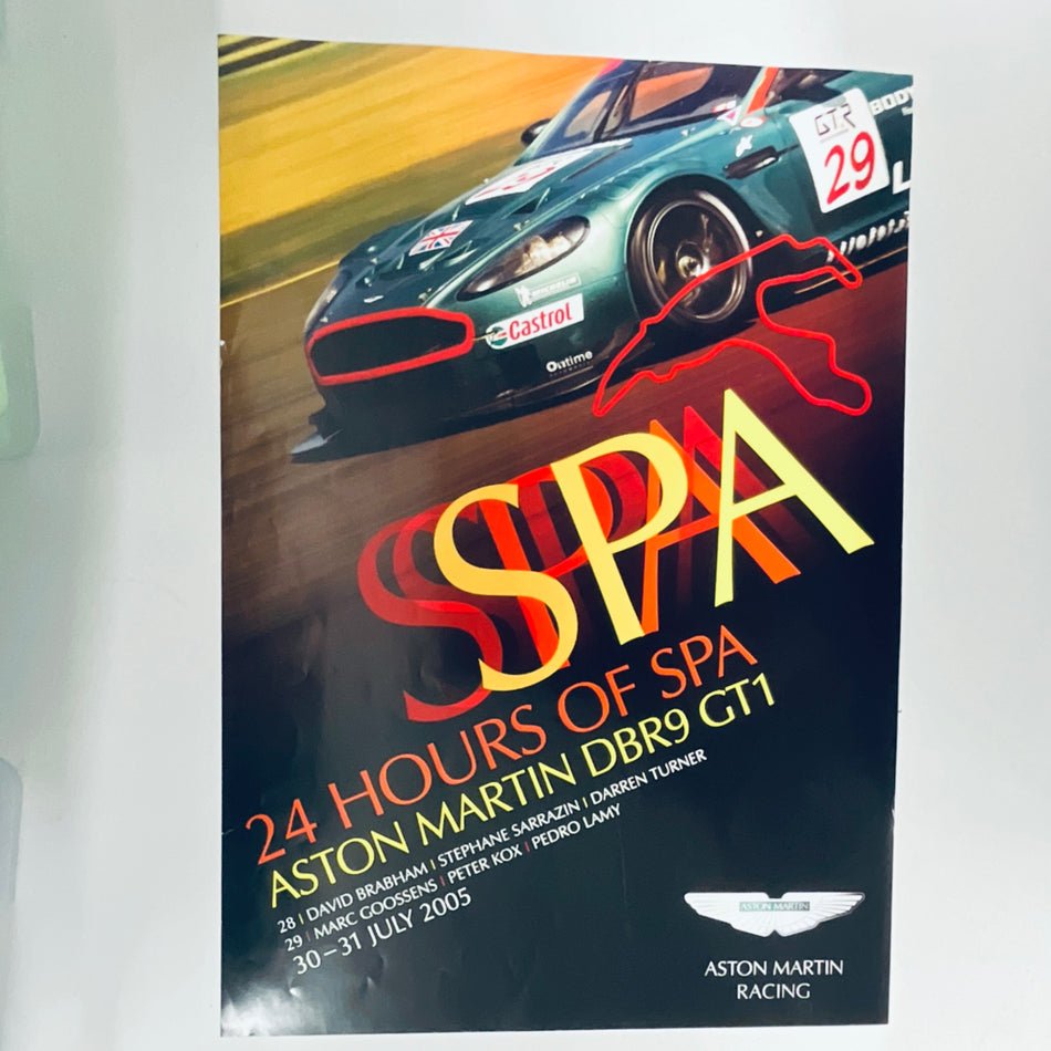 Aston Martin Racing A2 Poster Spa24 Hour Race 2005