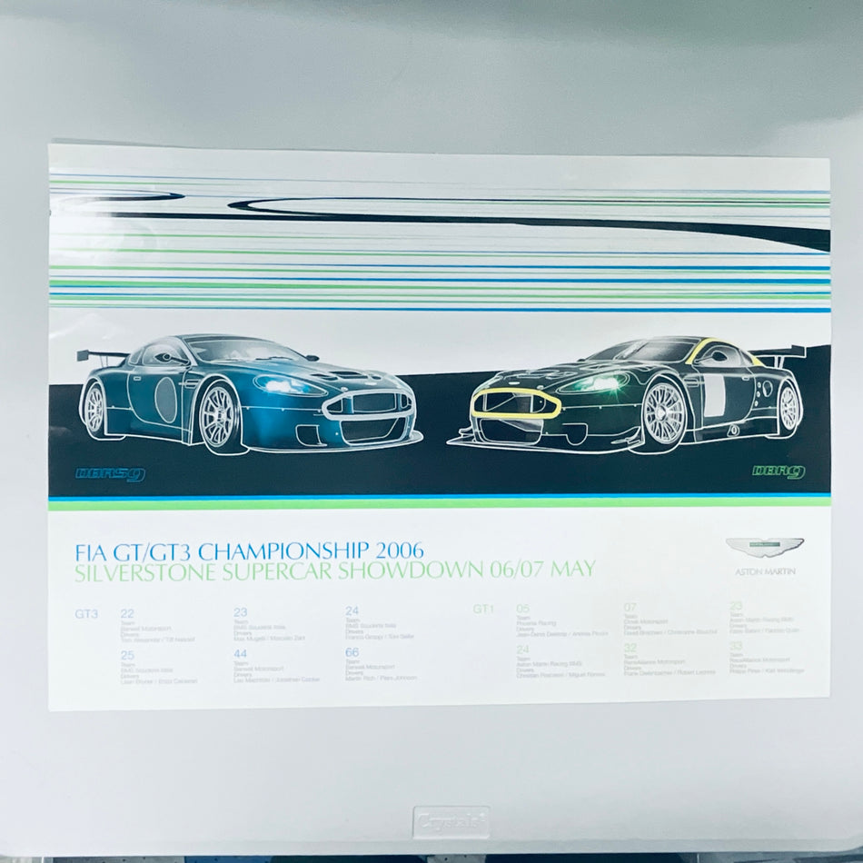 Genuine Aston Martin Racing 2006 FIA GT Championship Silverstone