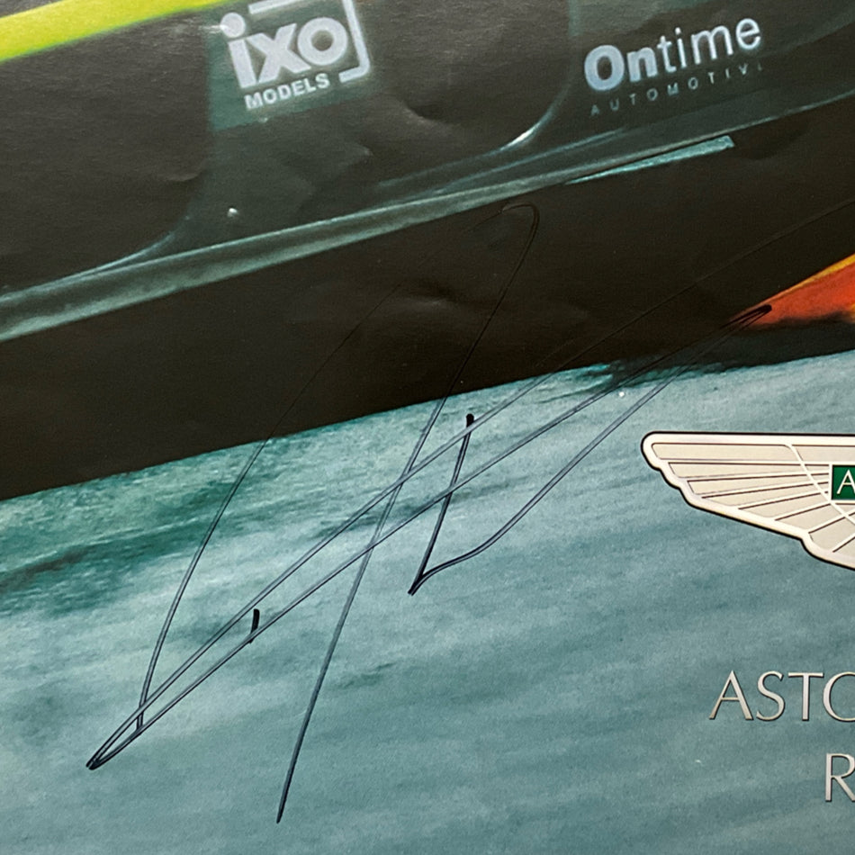Genuine Aston Martin Racing American Le Mans Series d Poster 2007Signed by Darren Turner