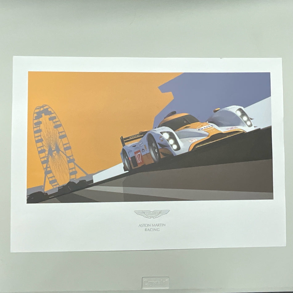 Aston Martin Racing A2 Poster 24 Hours Of Le Mans  Gulf LMP1 Lola