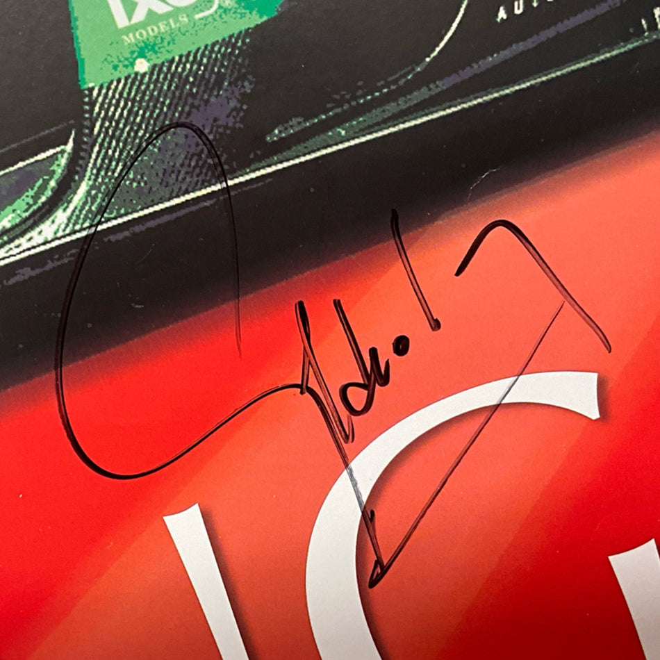 Genuine Aston Martin Racing A2 2006 ALMS Sebring Poster Signed by All 6 Drivers