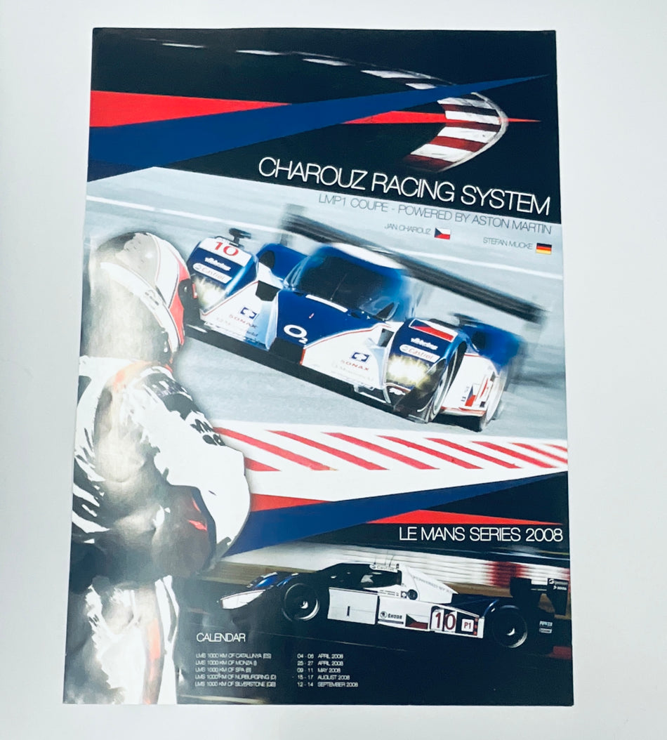 Charouz Aston Martin Racing A2 Poster 24 Hours Of Le Mans  2008 LMP1 Lola