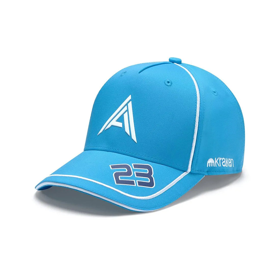 Alex Albon 2024 Williams Racing F1 Team Official Merchandise Drivers Cap-Blue
