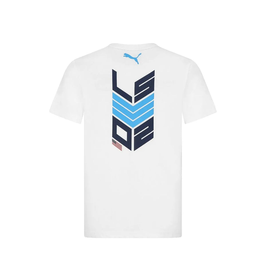 Williams Racing F1 Team Official Merchandise Logan Sargeant Driver T-Shirt-Adults