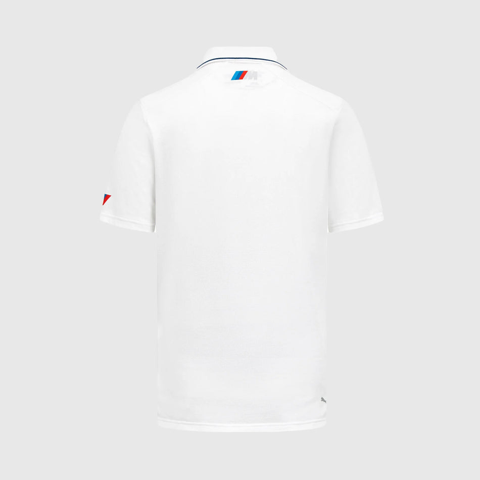 BMW M-Sport Puma Official Merchandise Team Polo Shirt-White