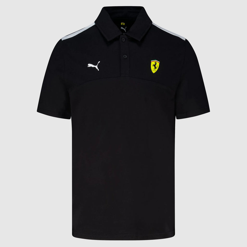 Scuderia Ferrari F1 Team Official Me4rchandise PUMA Polo Shirt-Black