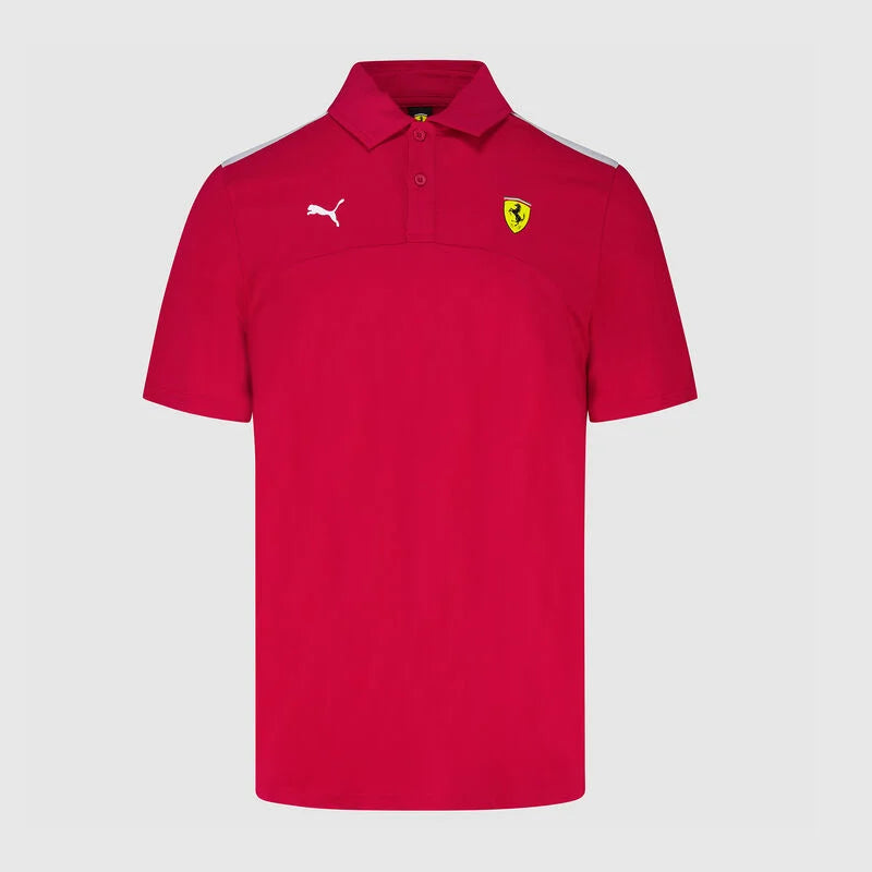 Scuderia Ferrari F1 Team Official Me4rchandise PUMA Polo Shirt-Red