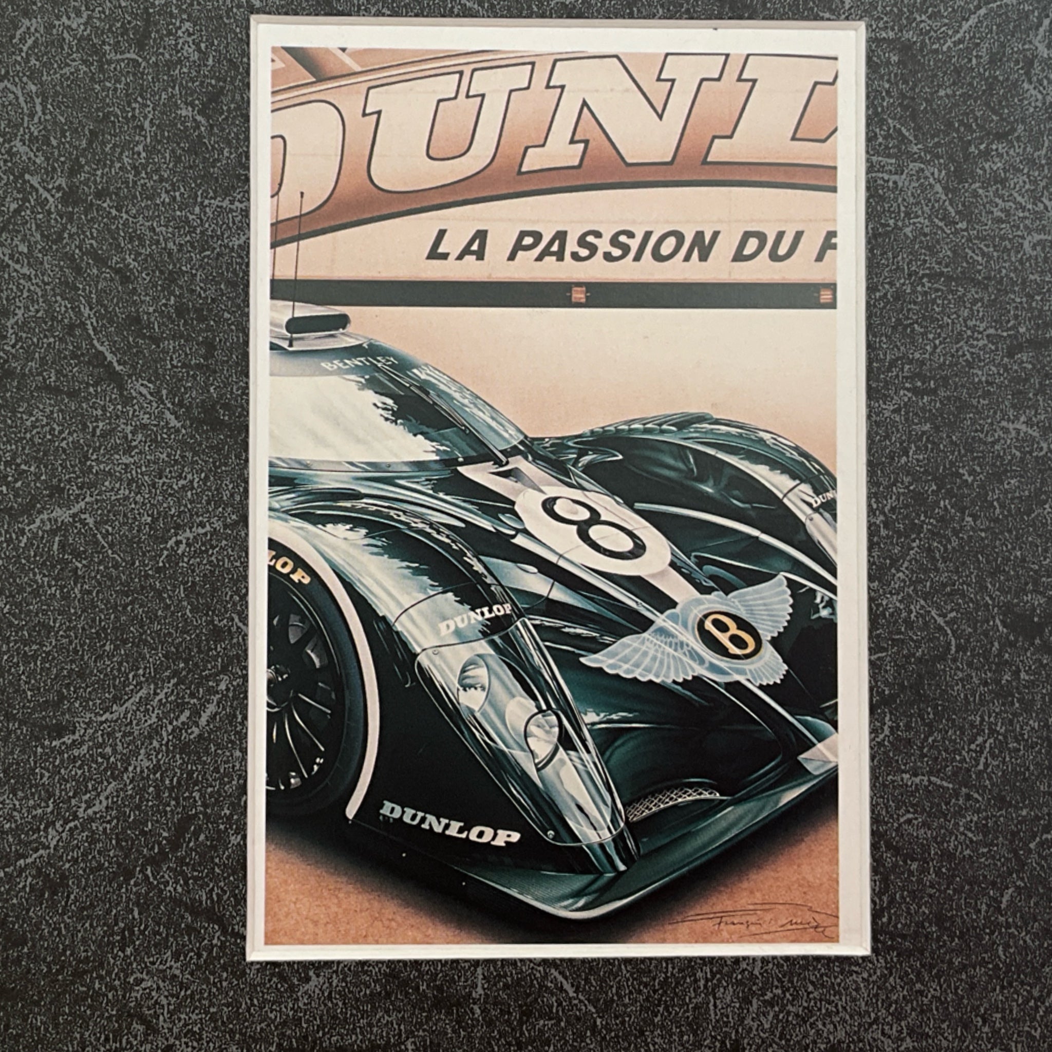 Guy Smith Le Mans Winner Hand Signed Team Bentley 2003 Mounted Post Card Set - Pit-Lane Motorsport